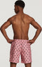 Shiwi Badehose - Scratched Shiwi Palm - Elastische Tailleband - Antique Flamingo Pink - XL