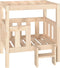 vidaXL - Hondenmand - 65,5x43x70 - cm - massief - grenenhout