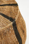Mica Decorations Liliano Mand - Set van 2 - H48 x Ø50 cm - Jute - Zwart (2 stuks)