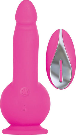 Vibrator met 2 motors en zuignap Evolved -