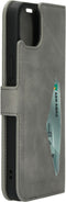 Mobiparts iPhone 14 Plus - Classic Wallet Case - Ruimte voor pasjes - Granite Grey