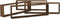vidaXL - Wandschappen - kubus - 4 - st - 100x15x30 - cm - bewerkt - hout - bruineiken