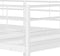 vidaXL - Stapelbed - zonder - matras - 107x203 - cm - staal - wit