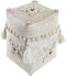 Basket spelset DKD Home Decor Wit Bamboe Schelpen (24 x 24 x 30 cm) (3 Onderdelen)