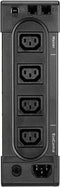 Eaton Ellipse PRO 650 IEC - Line Interactive UPS - 400 W 4 AC-uitgangen - Zwart
