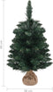 vidaXL - Kunstkerstboom - met - standaard - 60 - cm - PVC - groen