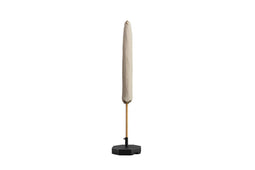 Feel Furniture - Luxe Eikenhouten Parasol met Olefin Stof - 3 Meter - Parasolhoes