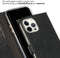 Selencia iPhone 12 Pro Max - Echt Lederen Bookcase - 3 Pashouders - Zwart