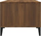 vidaXL - Salontafel - 90x50x40 - cm - bewerkt - hout - bruin - eikenkleur