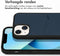 Accezz iPhone 13 - Back Cover - Premium Leather Card Slot - Donkerblauw