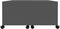 vidaXL - Salontafel - 75x75x38 - cm - bewerkt - hout - grijs