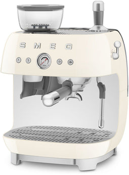 Smeg EGF03CREU - Espressomachine - Geïntegreerde bonenmaler 250g - Roestvrij staal