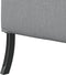 vidaXL - Hoge - rug - Lichtgrijs - 109x56x121 - cm - Stof