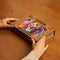 UNIDRAGON Houten Puzzel Voor Volwassenen Woosaic - Hologram Leeuw - 1000 stukjes - 60x44 cm