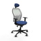 Jorquera Piqueras y Crespo 1D036G1 - Bureaustoel - Hoofdsteun verstelbaar - Marineblauw