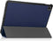 Lenovo Tab M10 Plus (3e gen) - Tri-Fold Book Case & Screenprotector - Auto Wake functie - Donker Blauw