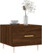 vidaXL - Salontafel - 50x50x40 - cm - bewerkt - hout - bruin - eikenkleur