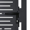 vidaXL - Poort - 105x205 - cm - met - vierkant - staal - antracietkleurig