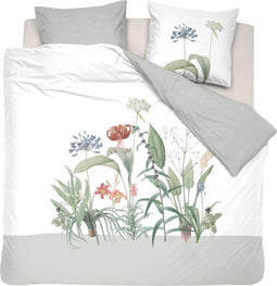 Cinderella - Celeste - Dekbedovertrek - Satijn - 200x200/220 cm - Wit