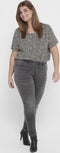 ONLY CARMAKOMA Caraugusta Life HW SK DNN BJ312 Dames Jeans Skinny - High waist - Stretchy - Maat 48