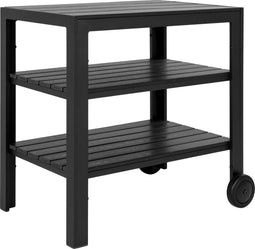 Trolley Rechthoek - Zwart Aluminium - 75x45x75cm