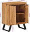 vidaXL - Dressoir - met - 2 - deuren - 55x36x72 - cm - massief - acaciahout