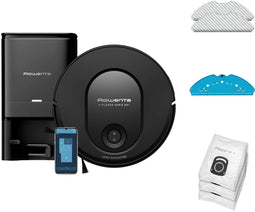 Rowenta X-Plorer Serie 65+ RR8L85 - Robotstofzuiger - Laser navigatie en automatisch stof legen - Ultradun 7.8 cm hoog