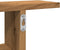 vidaXL - Wandschappen - 2 - st - 38x12x38 - cm - bewerkt - hout - artisanaal - eiken