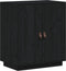 vidaXL - Dressoir - 65,5x40x75 - cm - massief - grenenhout - zwart