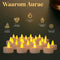 Aurae Led Waxinelichtjes - 24x Theelichtjes op Batterijen - 60+ Branduren - Wit (24 stuks)