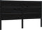 vidaXL - Hoofdbord - 146x4x100 - cm - massief - grenenhout - zwart