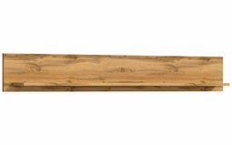 Furnilux Wandplank - Eiken Wotan en Wit - 140x20x15 cm