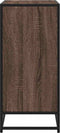 vidaXL - Dressoir - 62x35x76 - cm - bewerkt - hout - bruin - eikenkleur