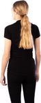 Avento Thermoshirt - Korte Mouw - Dames - Aansluitend - Zwart - Maat 42