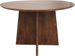 Ronde eettafel - 140x140x77 - Bruin - Mangohout