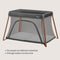 Lionelo Alice - 3 in 1 Babybedje Box Reisbedje - T25-schuimmatras 2 Hoogteposities - Grijs
