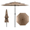 Coast Tuinparasol - 300 cm - Dubbel geventileerd - Bruin