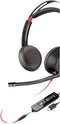 Poly Blackwire 5220 - Stereo USB-C Headset - Noise Cancelling - Zwart