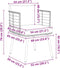 vidaXL - Tuinstoel - met - kussens - poly - rattan - zwart