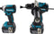 Makita DLX2418TJ Combiset voor zwaardere boor- en schroefklussen | DHP486 en DTD153 | 3 x 5.0 Ah