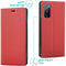 iMoshion Hoesje Geschikt voor Samsung Galaxy S20 FE Hoesje Met Pasjeshouder - iMoshion Slim Folio Bookcase - Rood