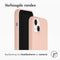 Accezz iPhone 13 - Liquid Silicone Backcover - Schokabsorberend - Roze
