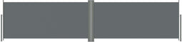 vidaXL - Windscherm - uittrekbaar - 140x600 - cm - antraciet