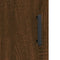 vidaXL - Dressoir - 69,5x34x90 - cm - bewerkt - hout - bruin - eikenkleur