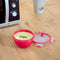 EMSA CLIP & MICRO Rond Doos 2.6 l Rood. Transparant 1 stuk(s)