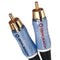 Oehlbach BEAT! INTERLINK Blue - Audio-cinchkabel 0.5m - Coaxiale opbouw - Blauw