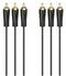 Hama 00205151 - RCA kabel - 300 cm - Zwart