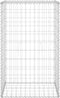 vidaXL - Schanskorfmuur - met - deksels - 60x50x150 - cm - gegalvaniseerd - staal