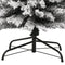 vidaXL - Kunstkerstboom - met - sneeuw - smal - 240 - cm - PVC - groen