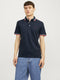 JACK & JONES JJEPAULOS - Poloshirt korte mouw - 2-pack donkerblauw en donkergroen - Maat L